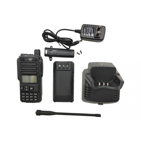 QYT nuevo analógico vhf uhf de doble banda 10w walkie talkie profesional AH-12H 