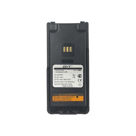 Batería recargable de iones de litio tipo C BP2403 para walkie-talkie Hytera HP780
