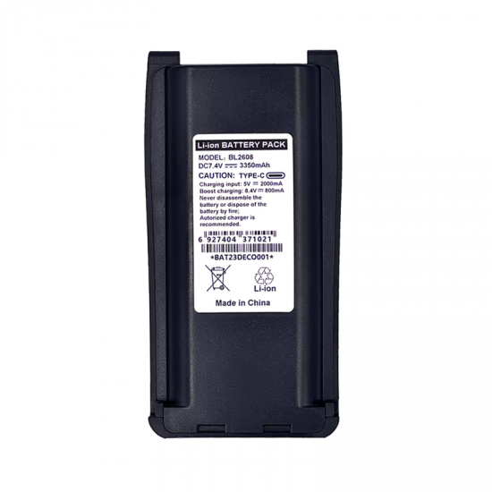 batería de walkie talkie BL2608