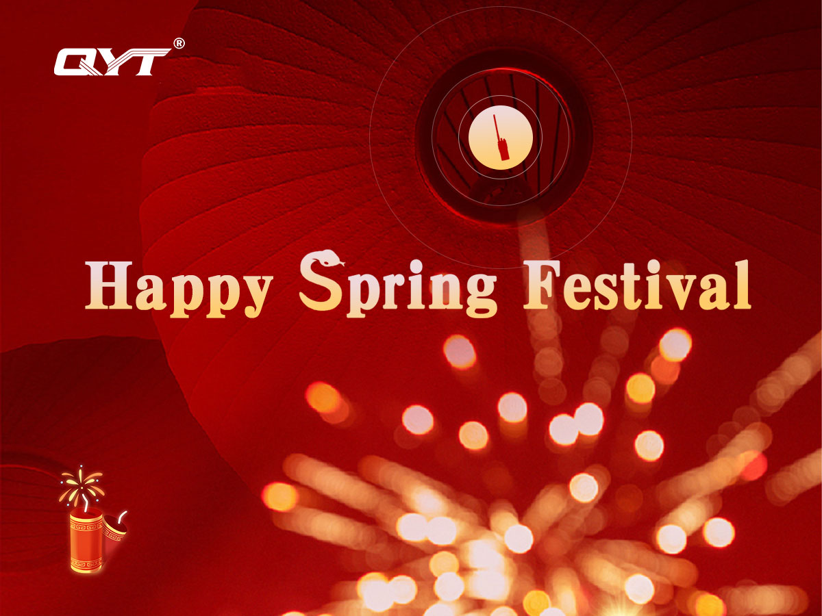 QYT Electronics desea a todos un alegre festival de primavera - Celebre con Qyt Walkie Talkies confiables