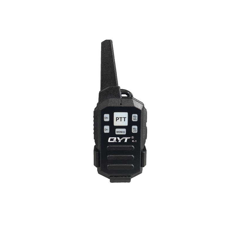 QYT mini walkie talkie impermeable de una sola banda K1